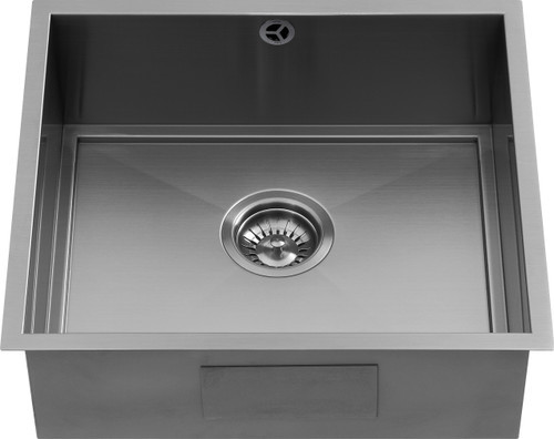1810 AXIXUNO 450U Single Bowl Undermount Sink 16MM - Gunmetal 1810 AXIXUNO 450U Single Bowl Undermount Sink 16MM - Gunmetal
