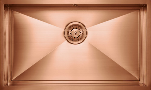 1810 AXIXUNO 700U Single Bowl Undermount Sink 16MM - Copper 1810 AXIXUNO 700U Single Bowl Undermount Sink 16MM - Copper