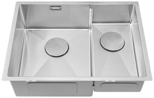 1810 ZENDUO10 340/203U Slim Bridge BBL Undermount/Inset 1.5 Bowl Sink