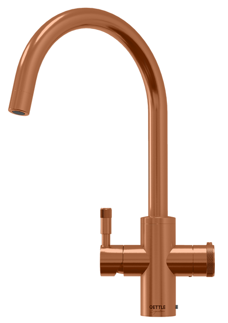 QETTLE Signature 4 in 1 Round Copper Boiling Water Tap with 4L Tank