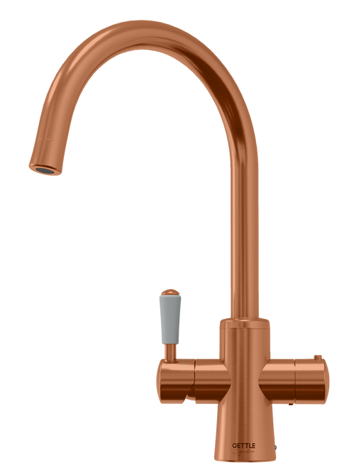 QETTLE Signature Classic 4 in 1 Round Copper Boiling Water Tap with 2L Tank