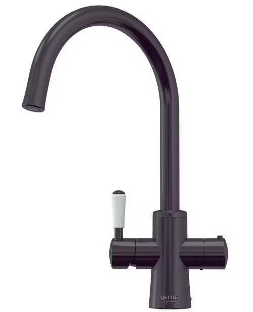 QETTLE Signature Classic 4 in 1 Round Gunmetal Boiling Water Tap with 2L Tank