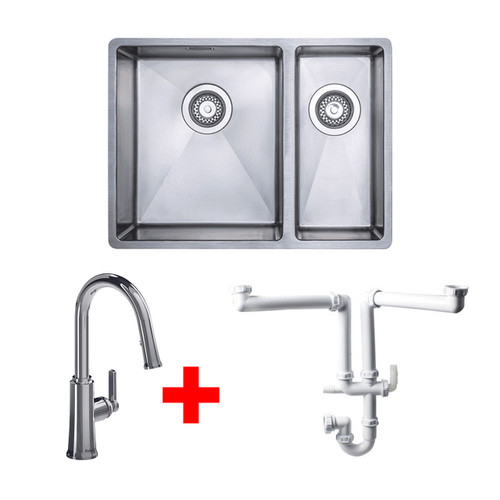 Austen & Co. Orla with Riobel Trattoria Round Spout Kitchen Tap and Plumbing Kit