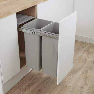 Wesco Traditionline Bio-Double Pull Out Built-In Bin