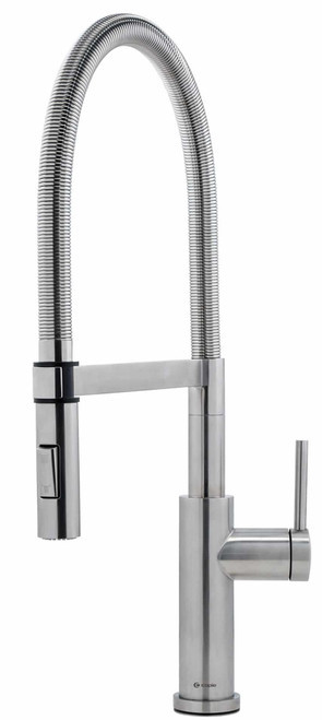 Caple Navitis Pull-Out Spray Kitchen Tap - Stainless Steel
