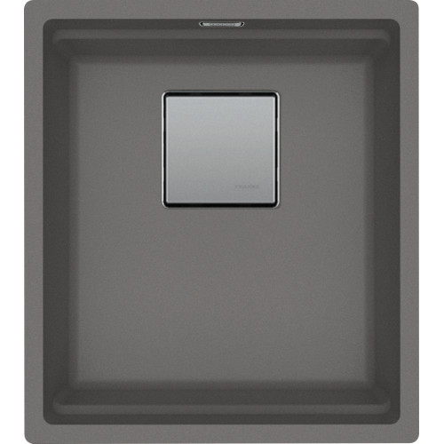 Franke Kubus KNG Pro 110-37 Fragranite Undermount Single Bowl Kitchen Sink - Stone Grey