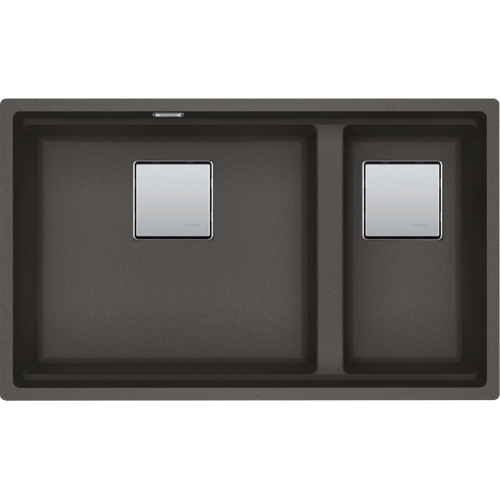 Franke Kubus KNG PRO 120 Fragranite Undermount 1.5 Bowl Kitchen Sink - Slate Grey