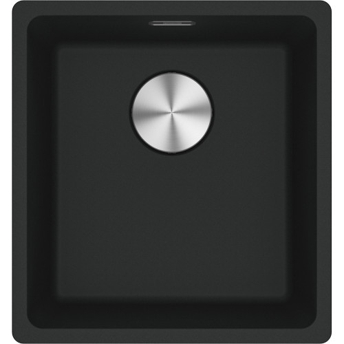 Franke Maris MRG 610-37 Fragranite Inset Single Bowl Kitchen Sink - Matt Black