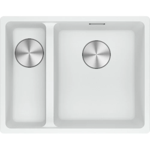 Franke Maris MRG 660-34-15 Fragranite Inset 1.5 Bowl Kitchen Sink - Polar White