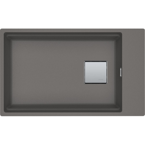 Franke Kubus KNG PRO 110-62 Fragranite Undermount Single Bowl Kitchen Sink - Stone Grey