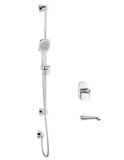 Riobel Venty 1244 Shower Kit - Chrome
