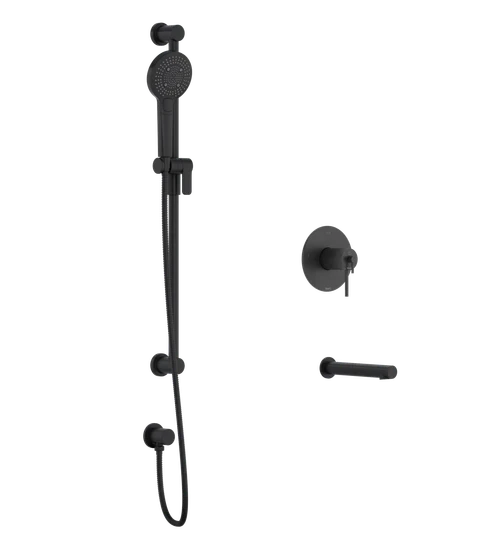 Riobel GS 1244 Shower Kit - Black