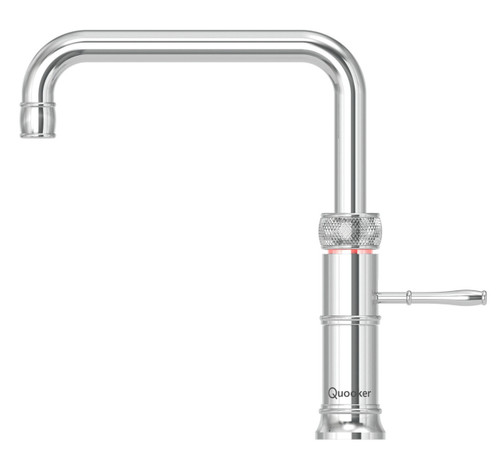 Quooker Classic Fusion Square Boiling Water Chrome Tap with Tank