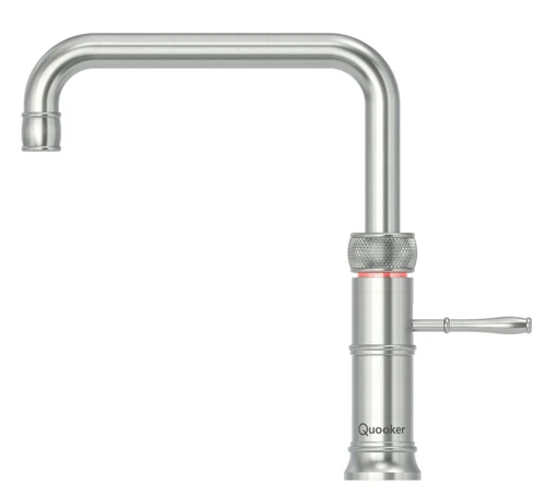Quooker Classic Fusion Square Boiling Water Stainless Steel Tap with Tank