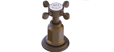 Perrin and Rowe English Bronze Tap Lever