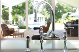 Perrin and Rowe Chrome Tap Lifestyle Picture