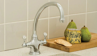 Perrin and Rowe Chrome Tap Lifestyle Picture