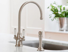 Perrin and Rowe Pewter Tap Lifestyle Picture
