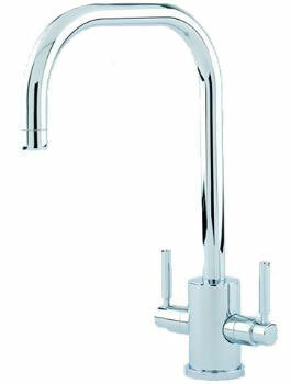 An image of Perrin and Rowe Orbiq 4214 U-Spout Mixer Tap with Lever Handles