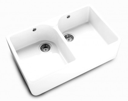 An image of Villeroy & Boch Farmhouse Double Bowl 80 Kitchen Sink