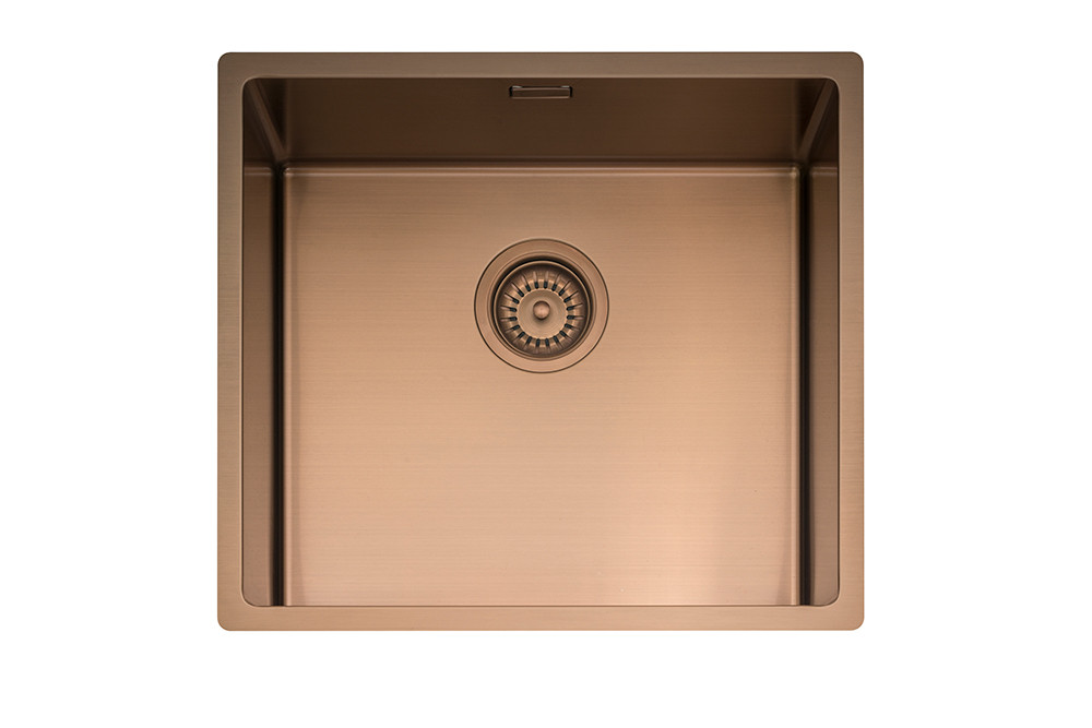 An image of Caple MODE045/CO Copper Single Bowl Kitchen Sink