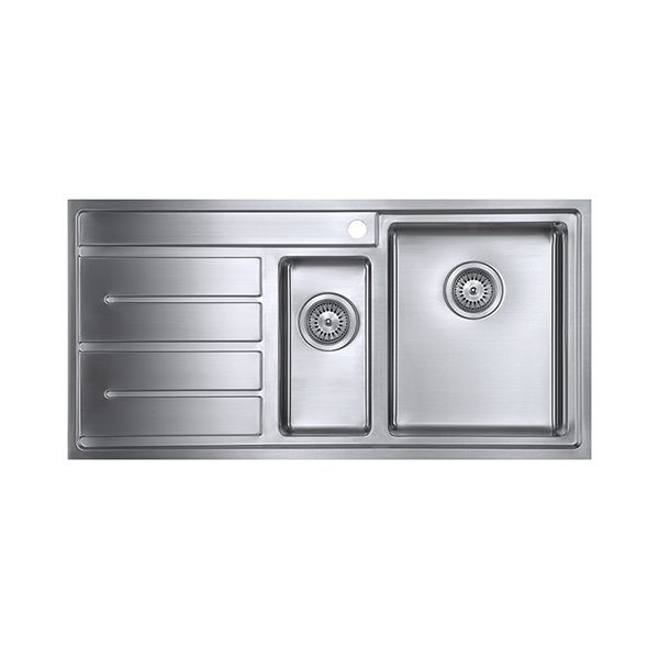An image of 1810 Forzaduo 150I BBR One + Half Bowl Kitchen Sink