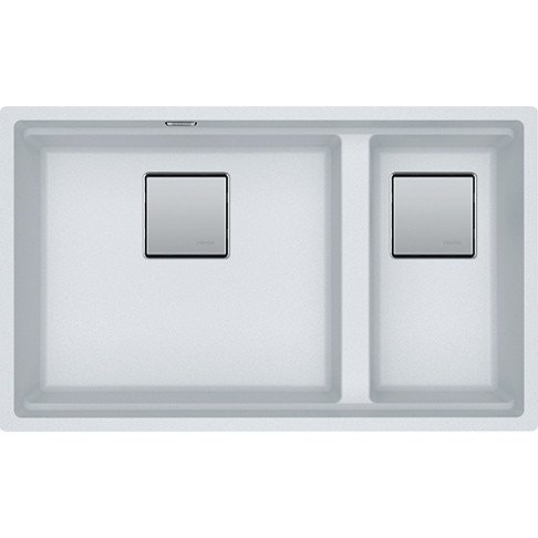 An image of Franke Kubus 2 KNG 120 Fragranite One and Half Bowl Kitchen Sink