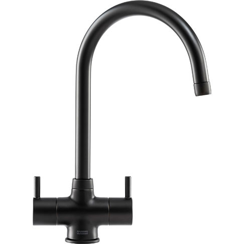 An image of Franke ATHENA Monobloc Tap Ceramic Valves Matt Black