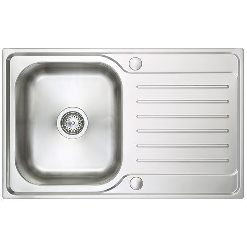 Austen & Co. Verona Stainless Steel Inset Reversible Single Bowl ...