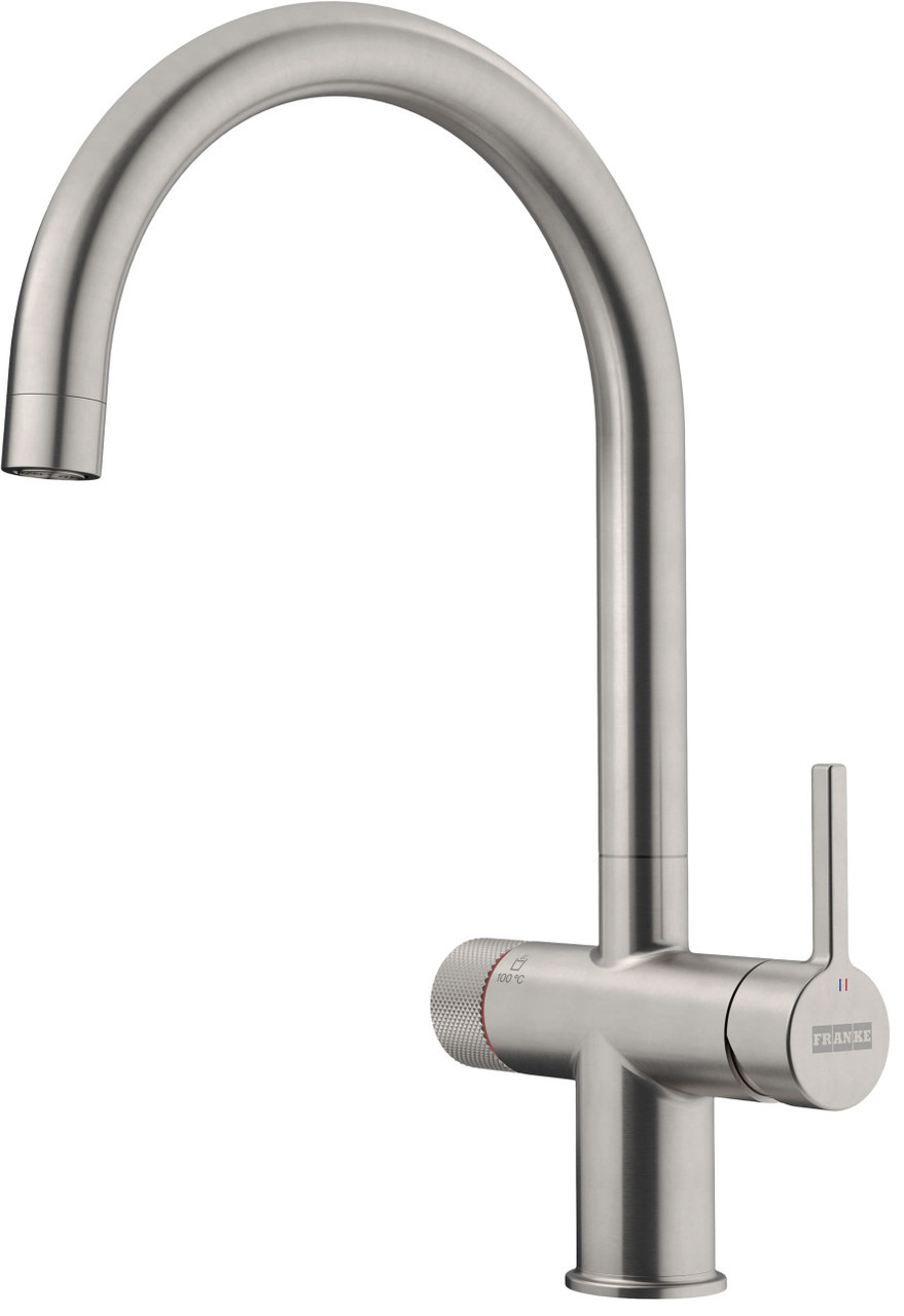 An image of Franke Maris Water Hub Electronic 4L Boiling Water Tap - Decor Steel