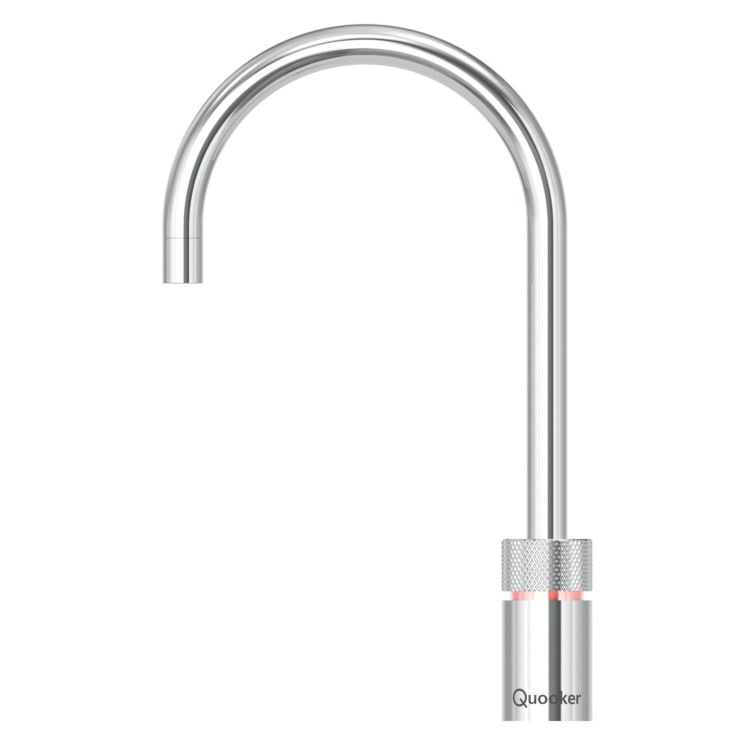An image of Quooker Nordic Round Boiling Water Chrome Tap with Tank