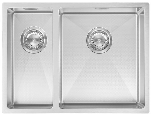 An image of 1810 HEXDUO10 180/340U BBR Undermount/Inset 1.5 Bowl Sink