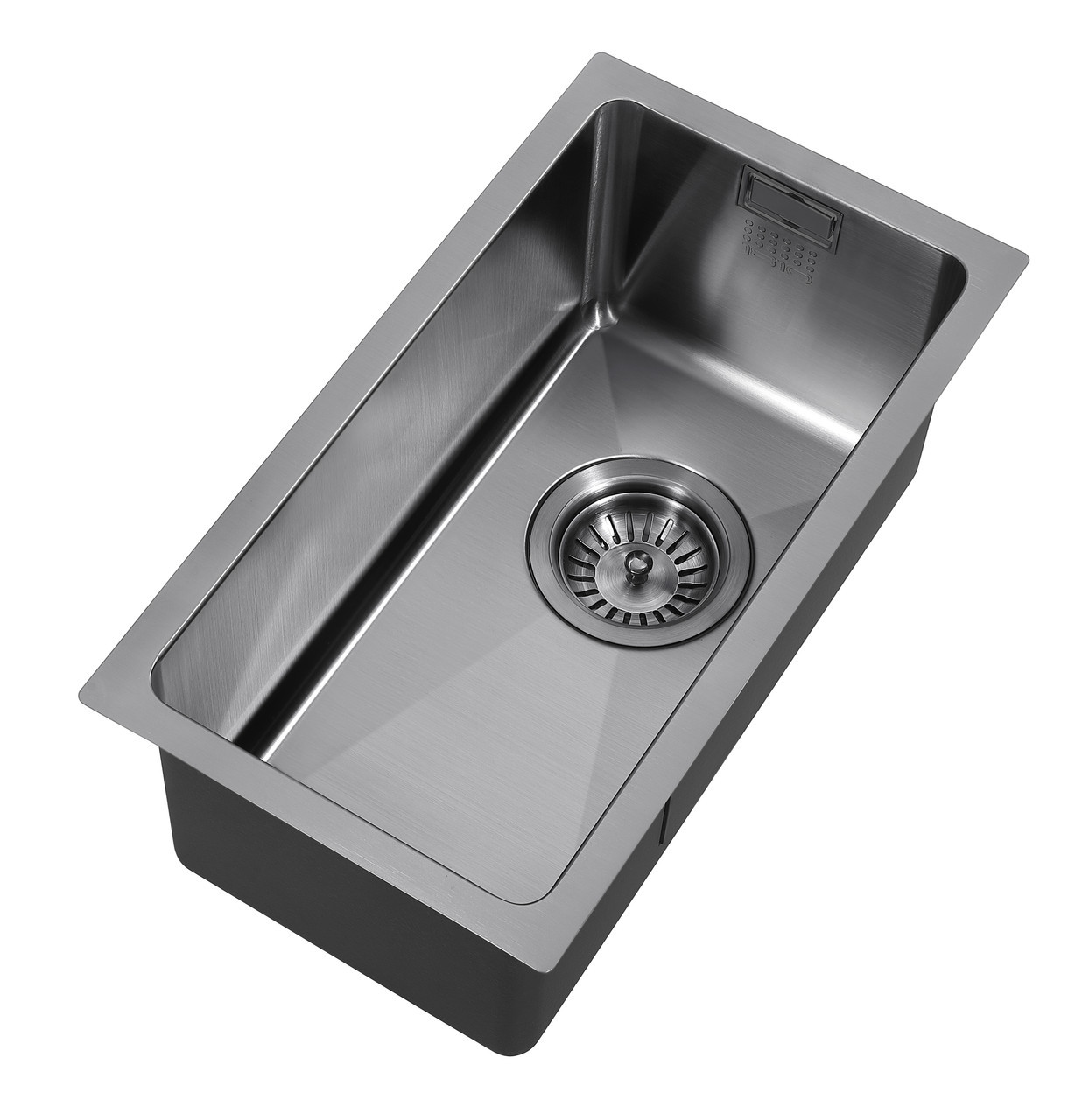 An image of 1810 ZENUNO15 200U Undermount/Inset Single Bowl Sink - Gunmetal