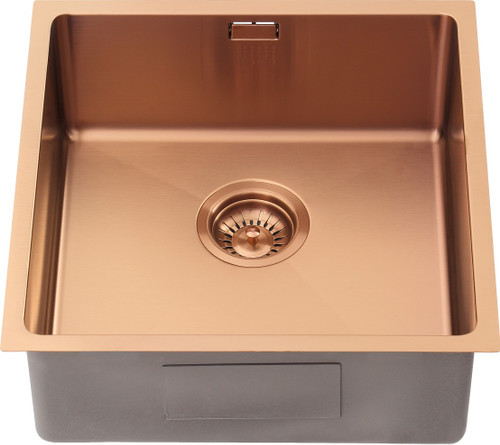 An image of 1810 ZENUNO15 400U Undermount/Inset Single Bowl Sink - Copper