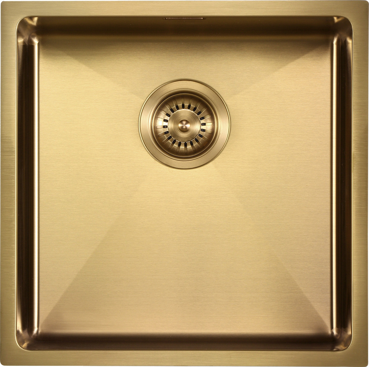 An image of 1810 ZENUNO15 400U Undermount/Inset Single Bowl Sink - Gold Brass