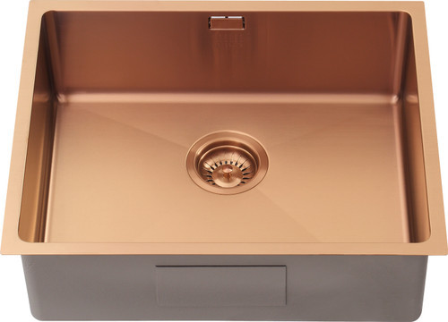 An image of 1810 ZENUNO15 500U Undermount/Inset Single Bowl Sink - Copper