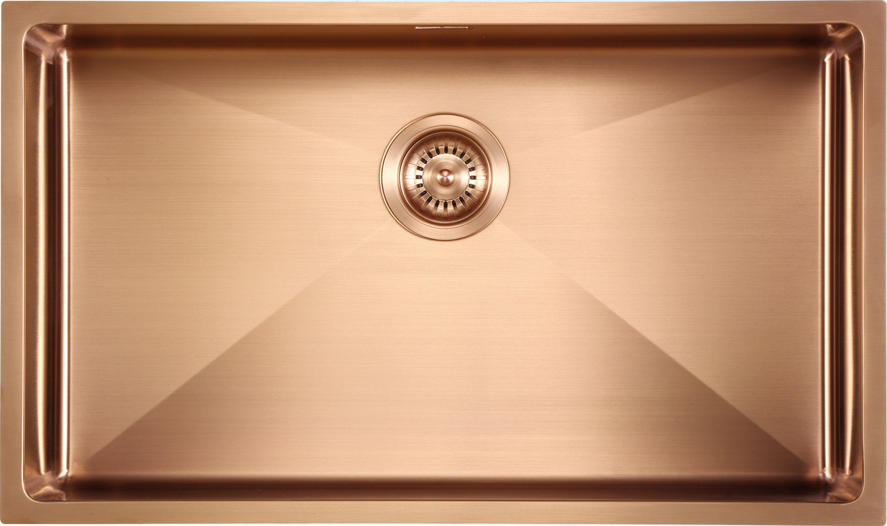 An image of 1810 ZENUNO15 700U Undermount/Inset Single Bowl Sink - Copper