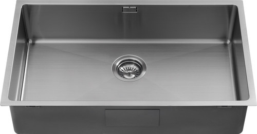 An image of 1810 ZENUNO15 700U Undermount/Inset Single Bowl Sink - Gunmetal