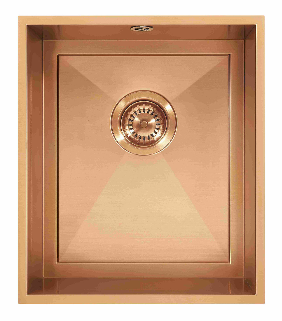 An image of 1810 AXIXUNO 355U Single Bowl Undermount Sink 26MM - Copper