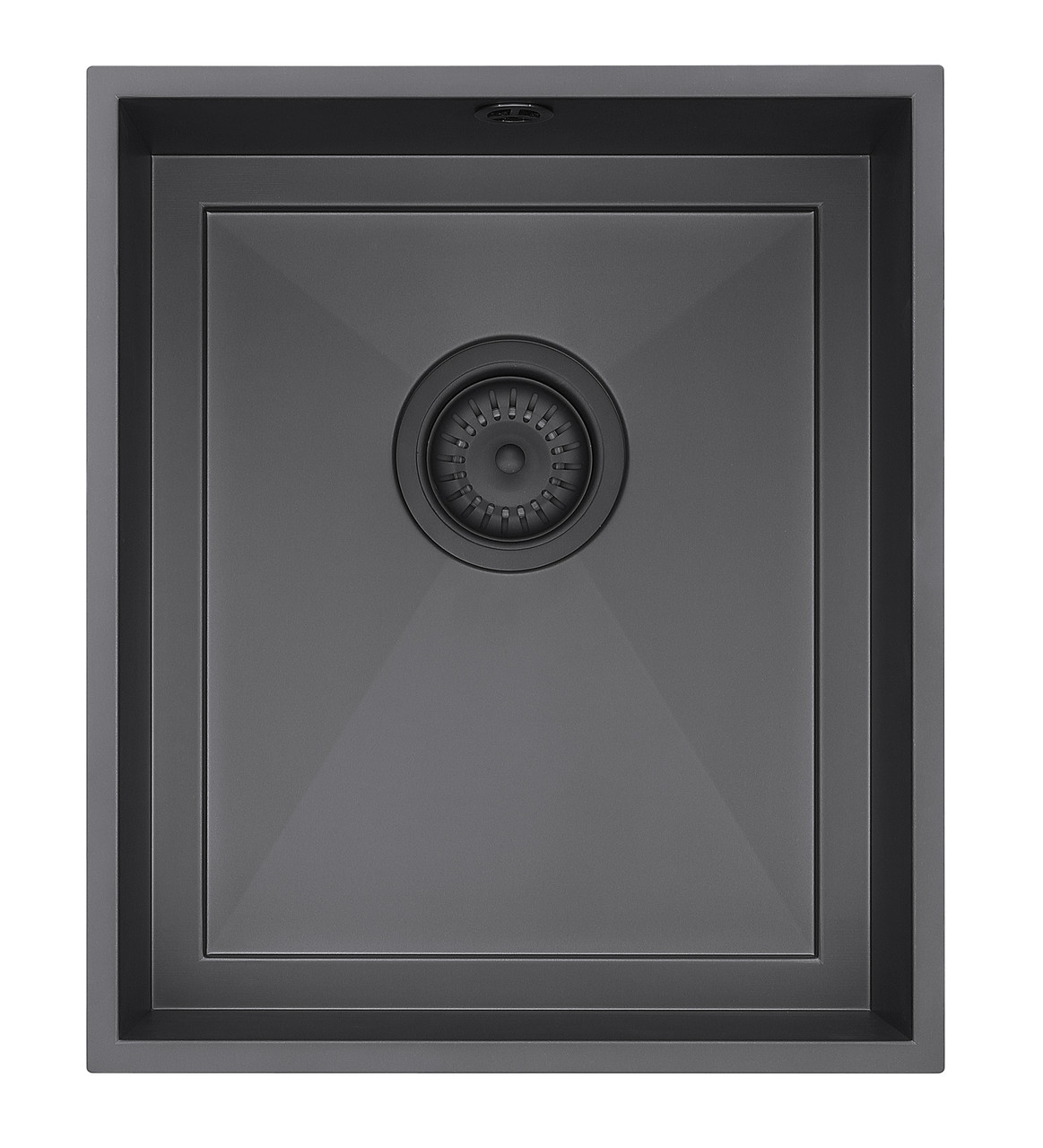 An image of 1810 AXIXUNO 355U Single Bowl Undermount Sink 26MM - Matte Black