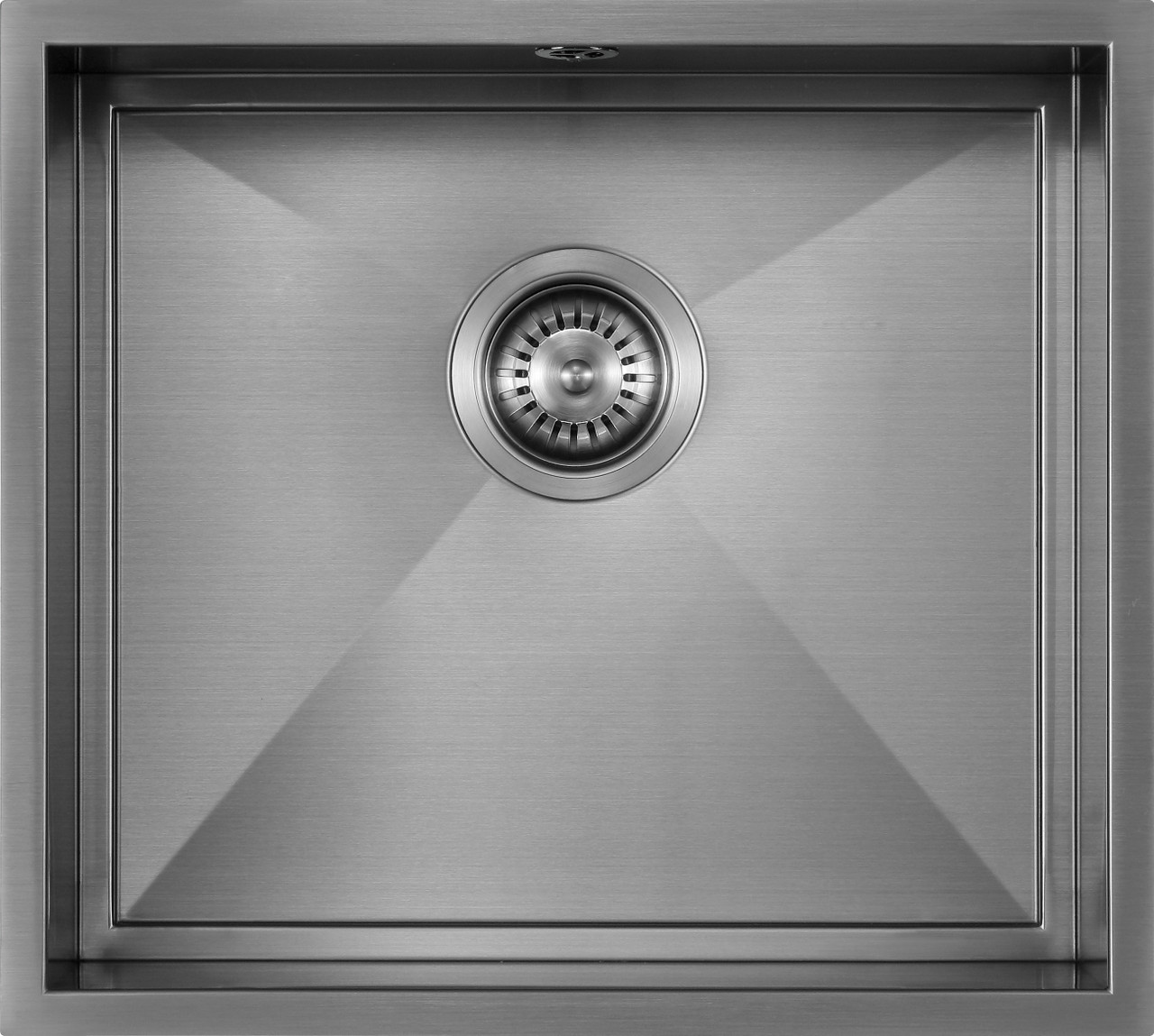 An image of 1810 AXIXUNO 450U Single Bowl Undermount Sink 16MM - Gunmetal