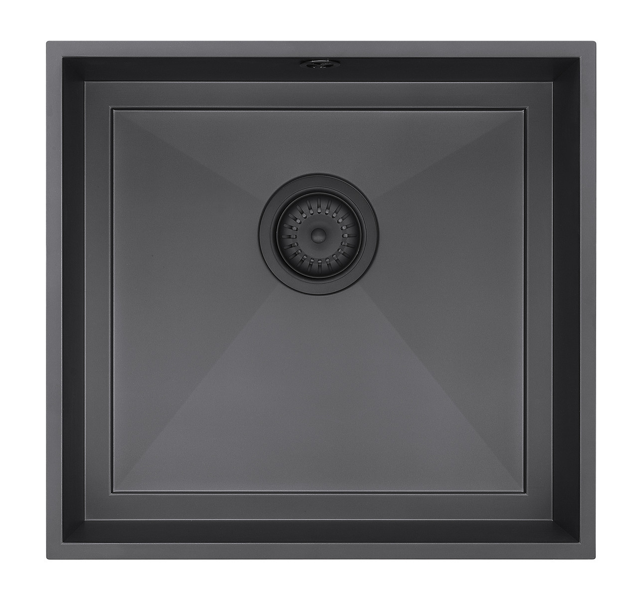 An image of 1810 AXIXUNO 450U Single Bowl Undermount Sink 26MM - Matte Black