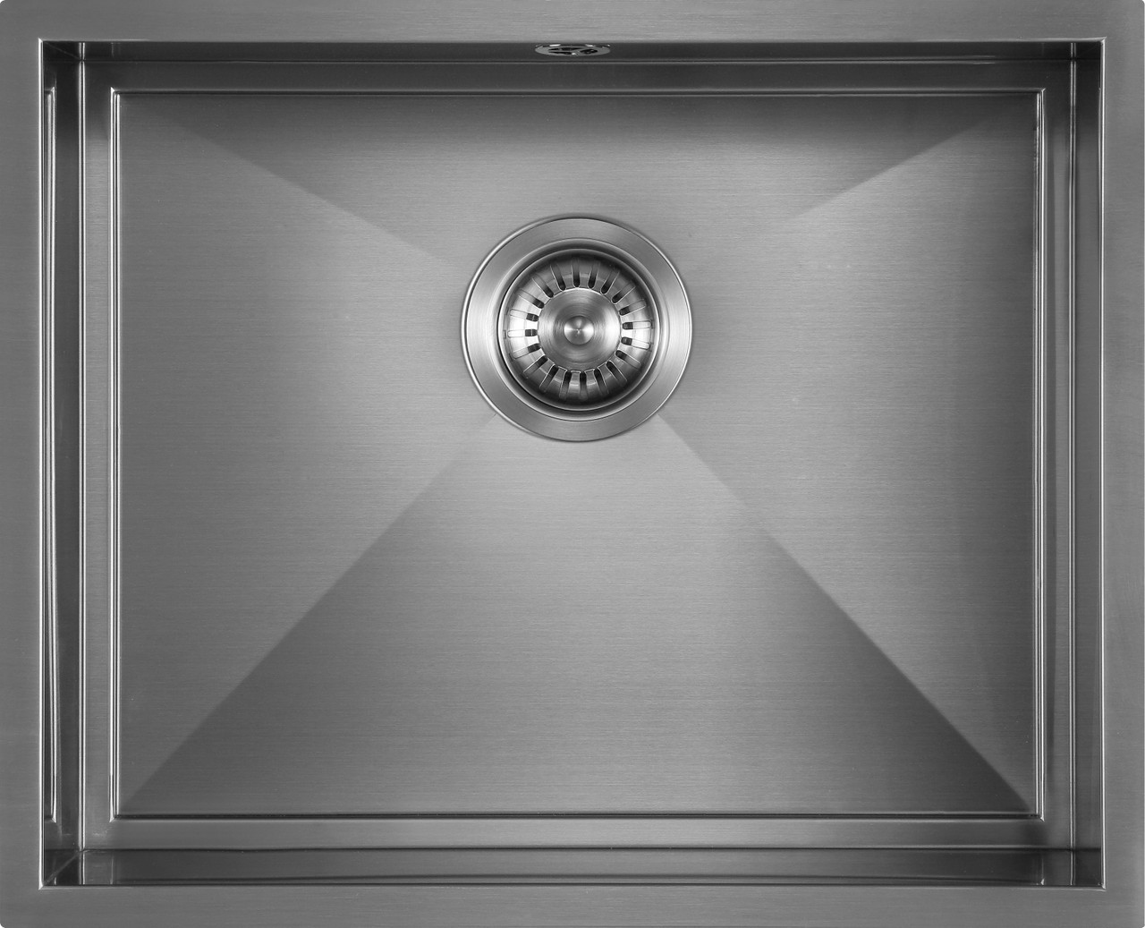 An image of 1810 AXIXUNO 500U Single Bowl Undermount Sink 16MM - Gunmetal