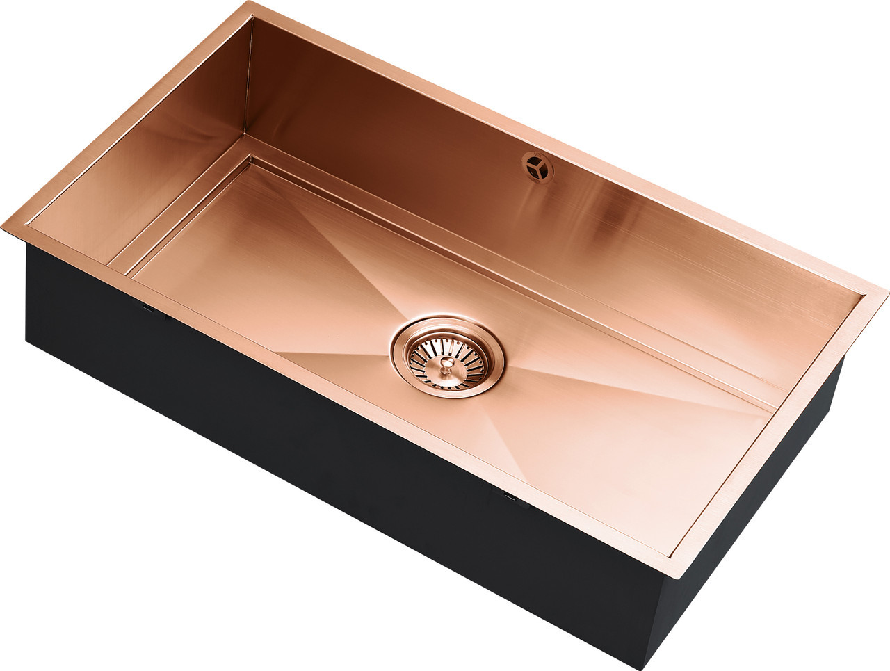 An image of 1810 AXIXUNO 700U Single Bowl Undermount Sink 26MM - Copper