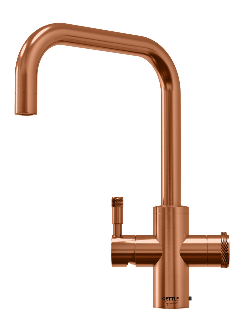 An image of QETTLE Signature 4 in 1 Square Copper Boiling Water Tap with 2L Tank