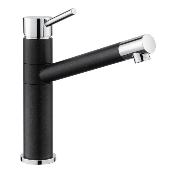 An image of Rangemaster Aquarise Single Lever Mixer Tap - Charcoal