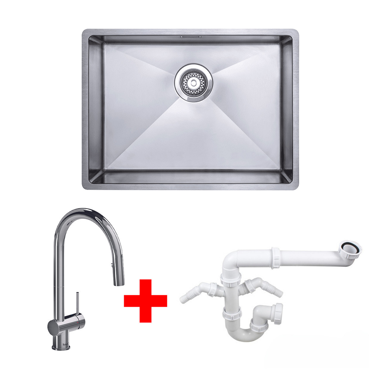 An image of Austen & Co. Sicilia with Riobel Azure Kitchen Tap and Plumbing Kit