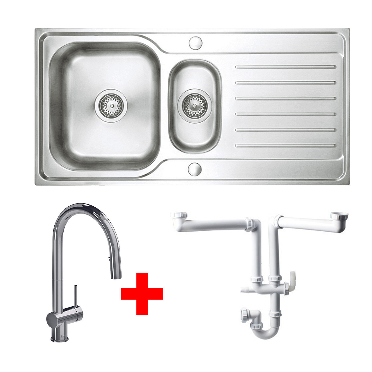 An image of Austen & Co. Napoli with Riobel Azure Kitchen Tap and Plumbing Kit