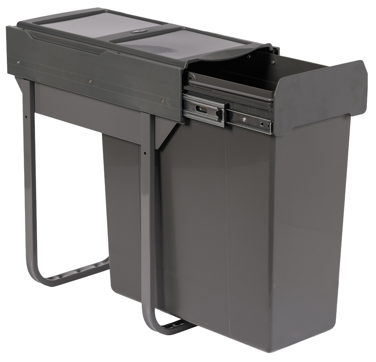 An image of Austen & Co. 34L Built-In Hinged Cupboard Kitchen Bin - 1 Compartment