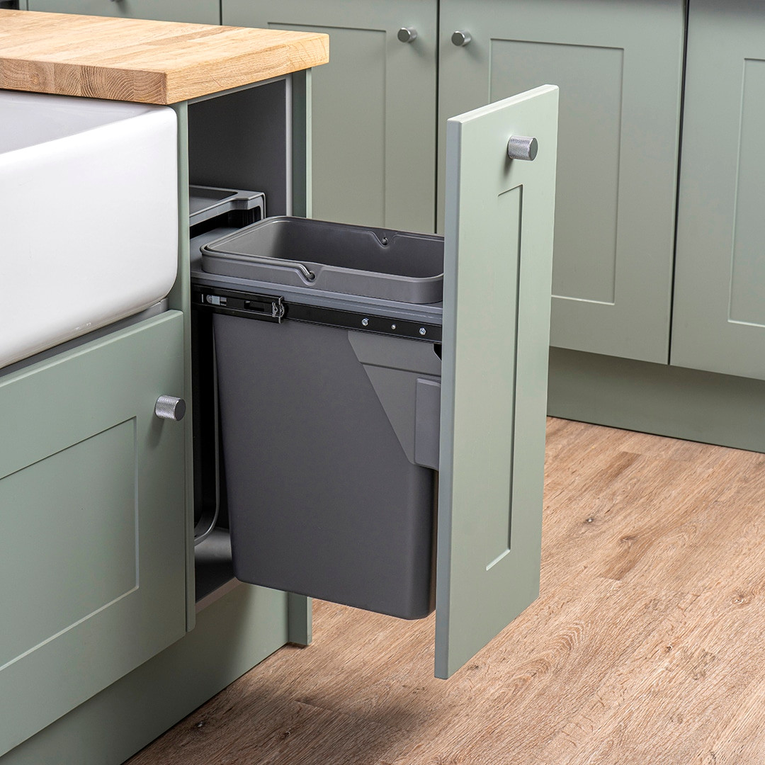 An image of Caple Base Mounted 30L Pull Out Bin